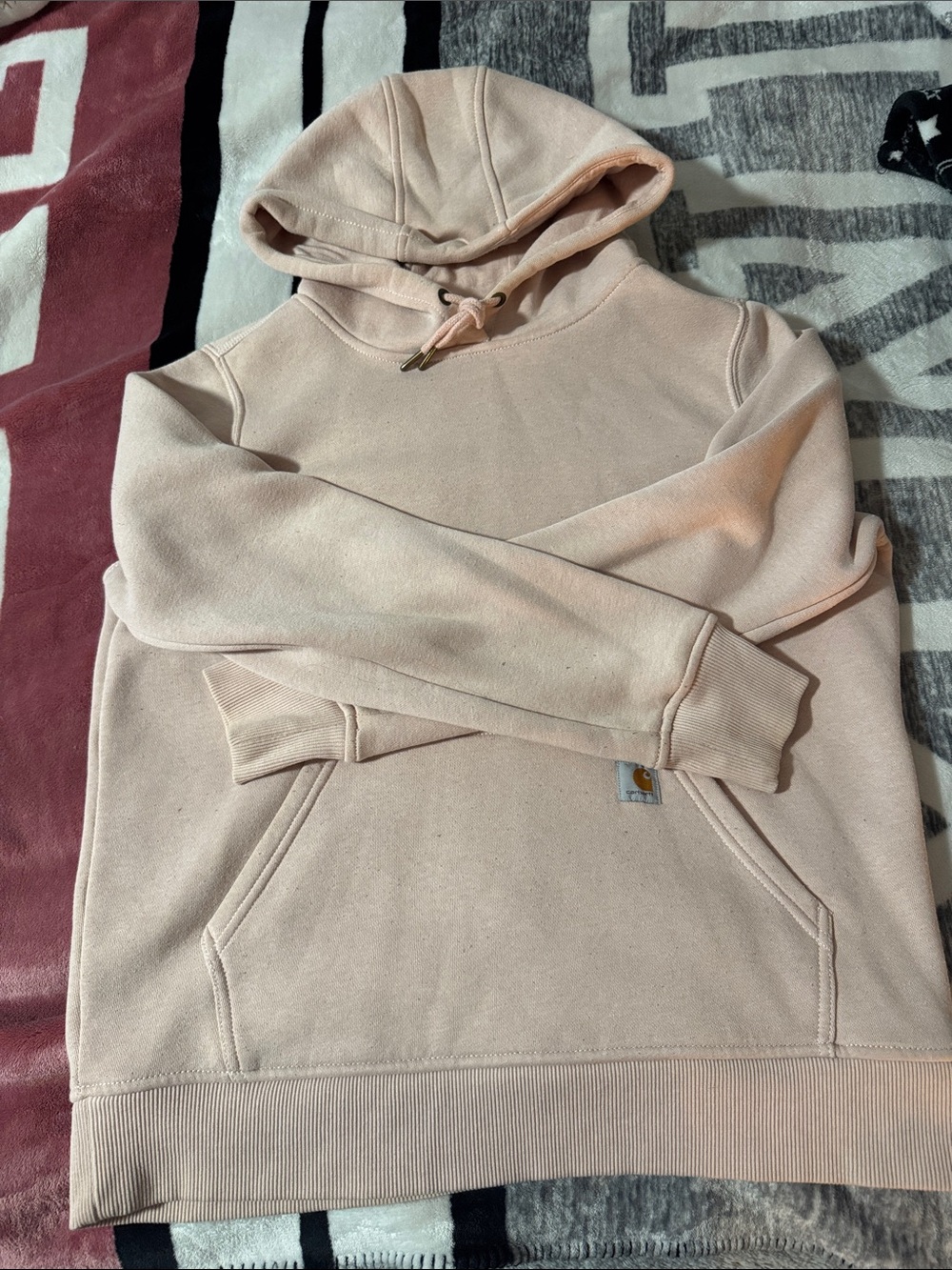Carhartt Light Peach Hooded Sweatshirt